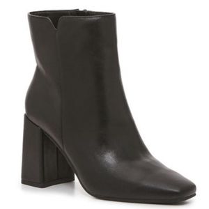 Kelly & Katie Women's Black Feni Bootie Soft  Lambskin PU 10 Wide